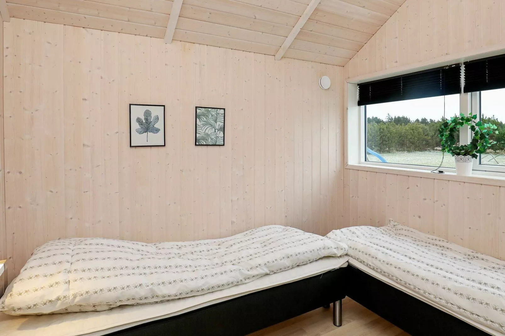 Charmant vakantiehuis dicht bij Jerup met een sauna-Binnen