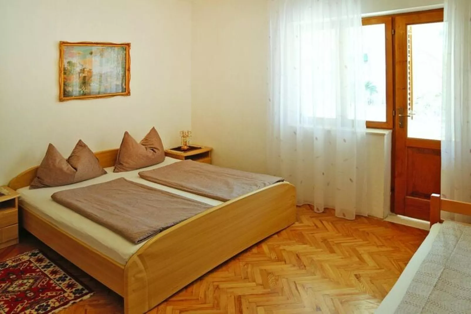 Apartments Adelheid, Biograd-Typ A5A im EG, ca. 60 qm, für 5 Pers.-Slaapkamer