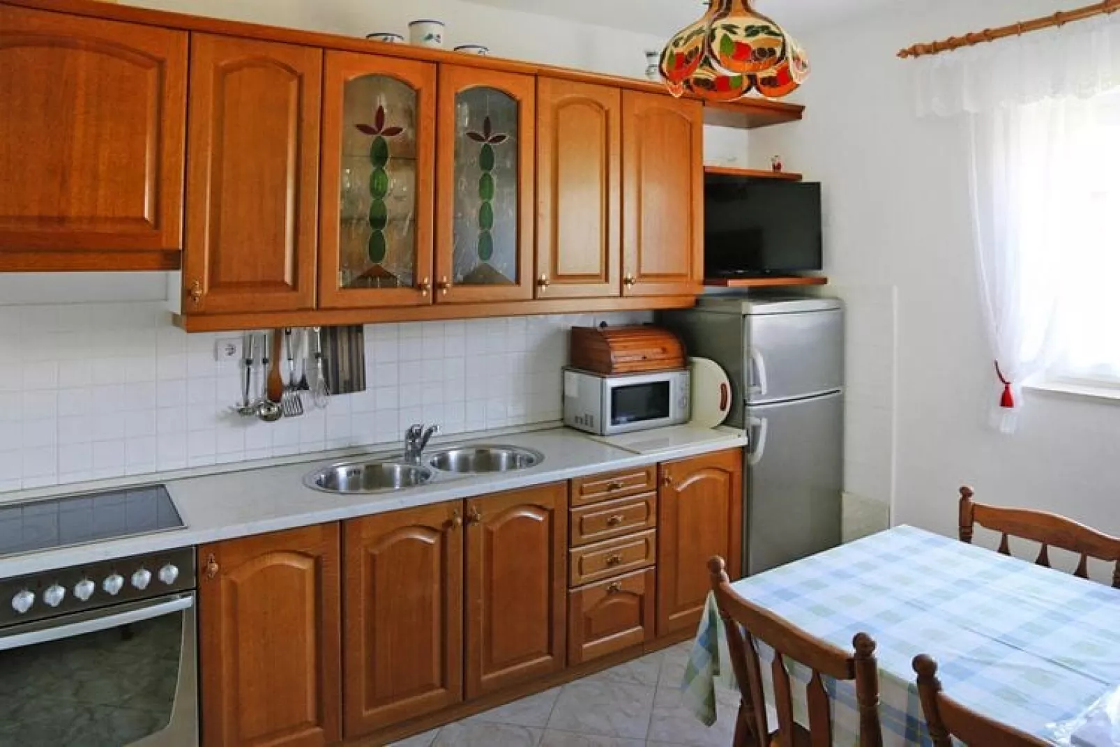 Apartments Adelheid, Biograd-Typ A5B, im OG, ca. 60 qm, für 5 Pers.-Keuken