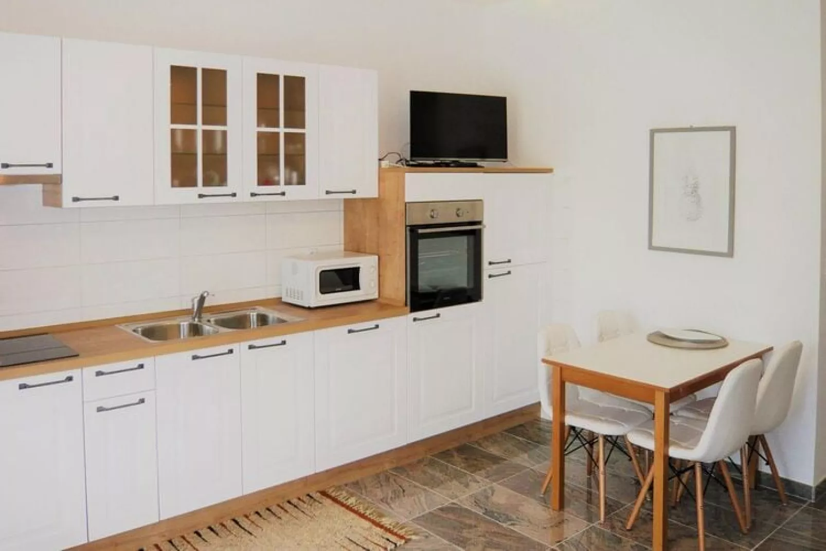 Apartments Adelheid Biograd-Typ A4 LUX ca 58 qm für 3-4 Pers-Keuken