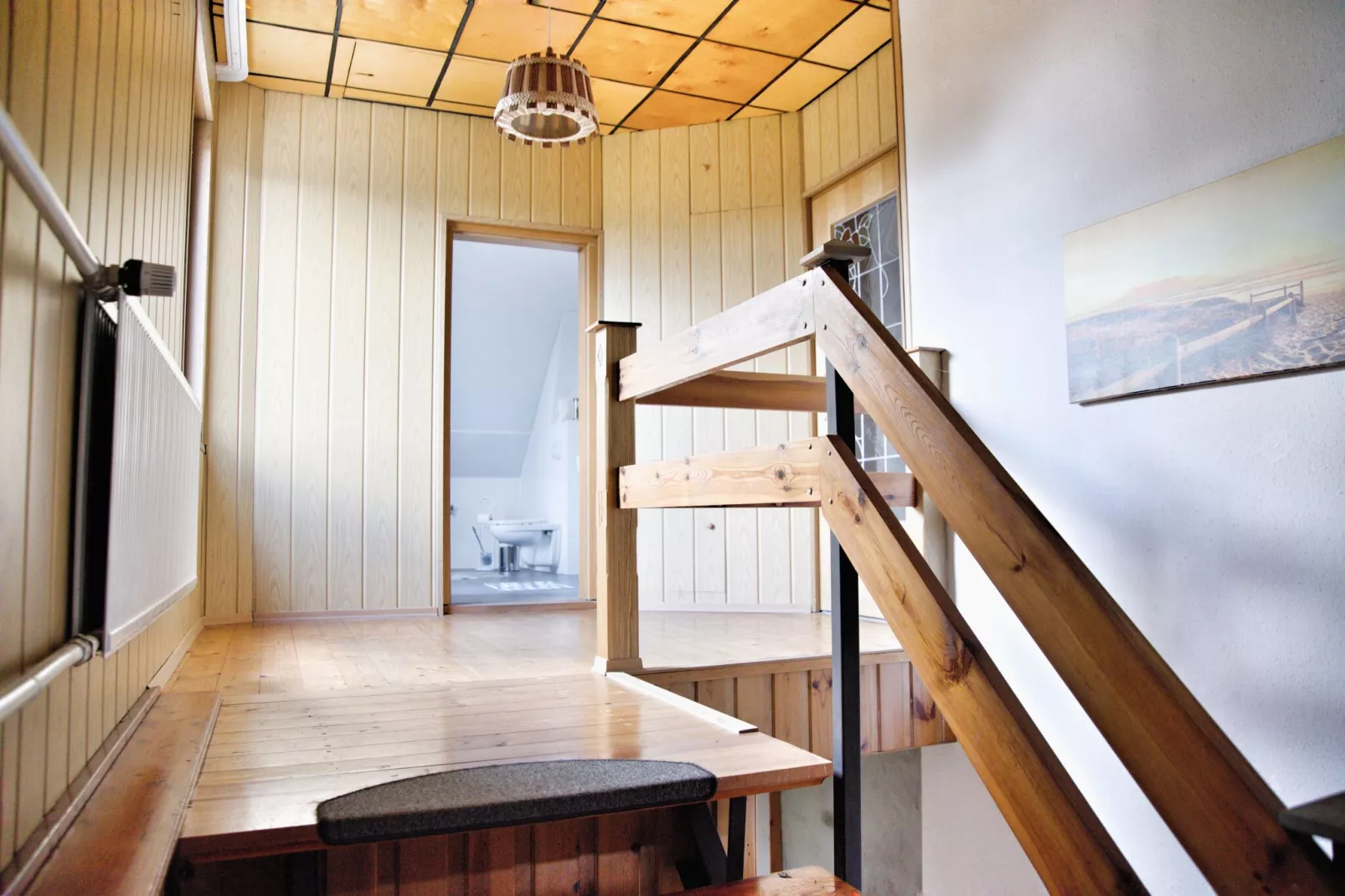 Ferienwohnung mit großer Dachterrasse-Overloop