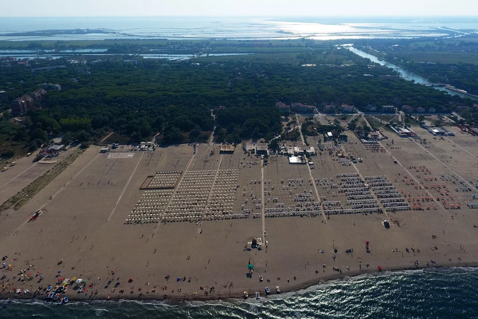 Case Mobili Mimosa-Gebieden zomer 1km