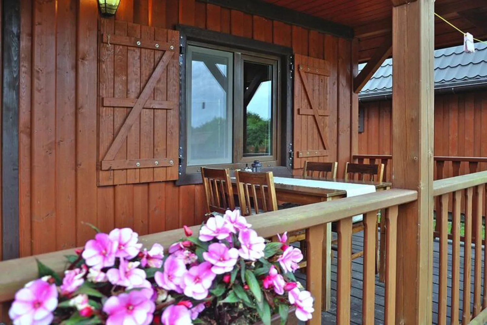 Holiday homes Kolczewo60 qm Typ A domek 60 qm-Terrasbalkon