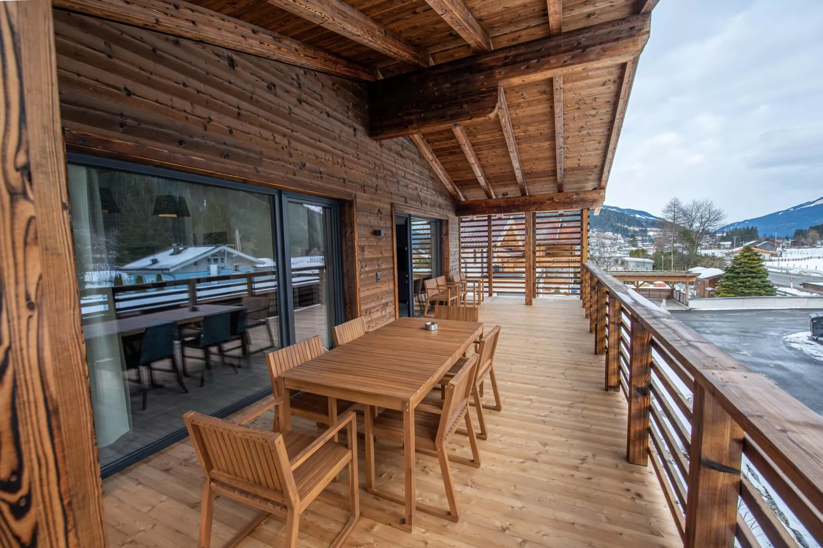 Feriendorf Das Dorf - Bauernhaus-Terrasbalkon