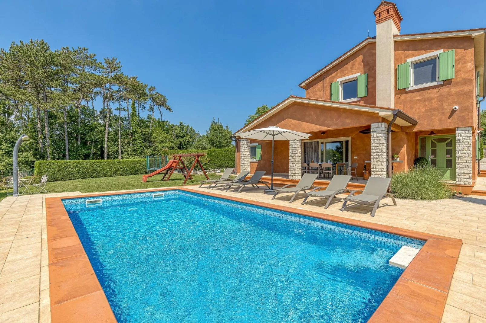 Villa Goretini with private pool-Zwembad