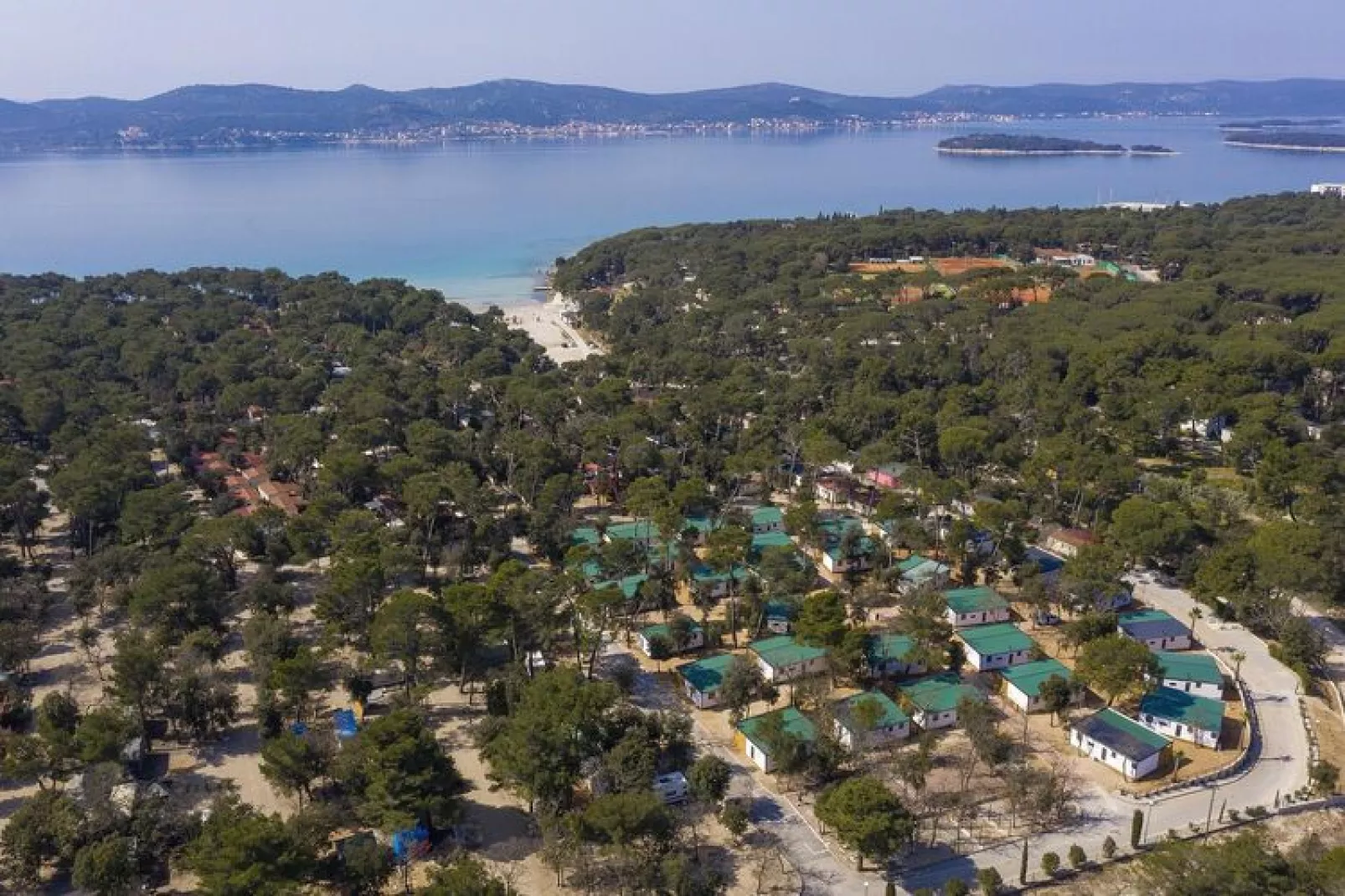 Mobile Homes in Camping Park Soline - Biograd - Type Glamping Deluxe 32 qm-Uitzicht zomer