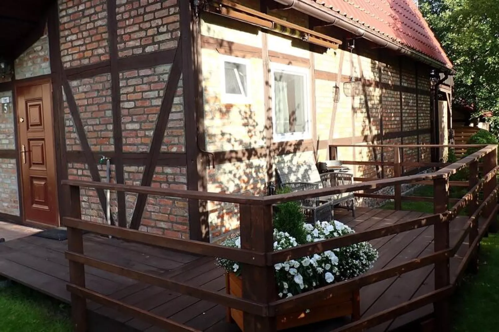 Holiday accomodations Kolczewo Nr 5-Terrasbalkon