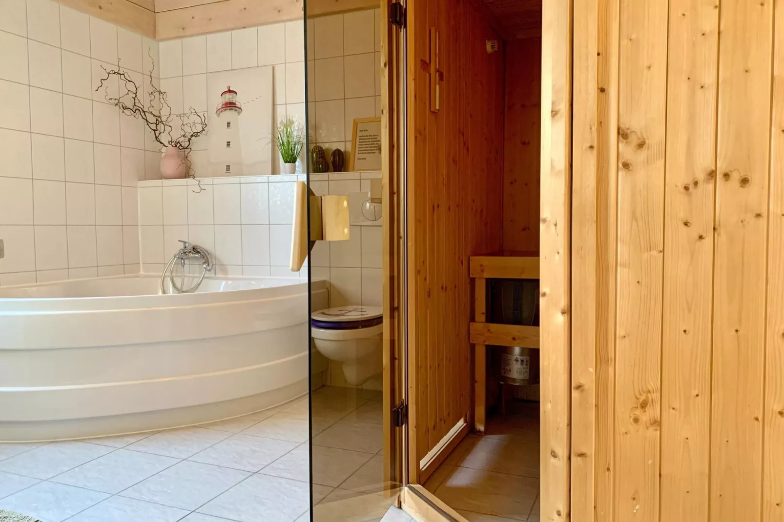 Seeblick 105 qm / 1-6 Personen-Sauna