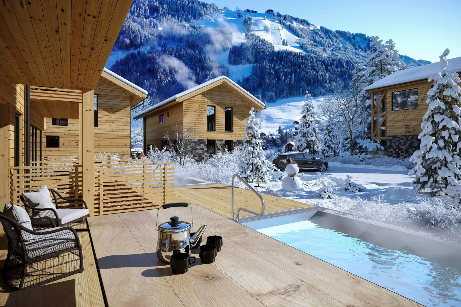 Kreischberg Pool Villas 5a-Exterieur winter