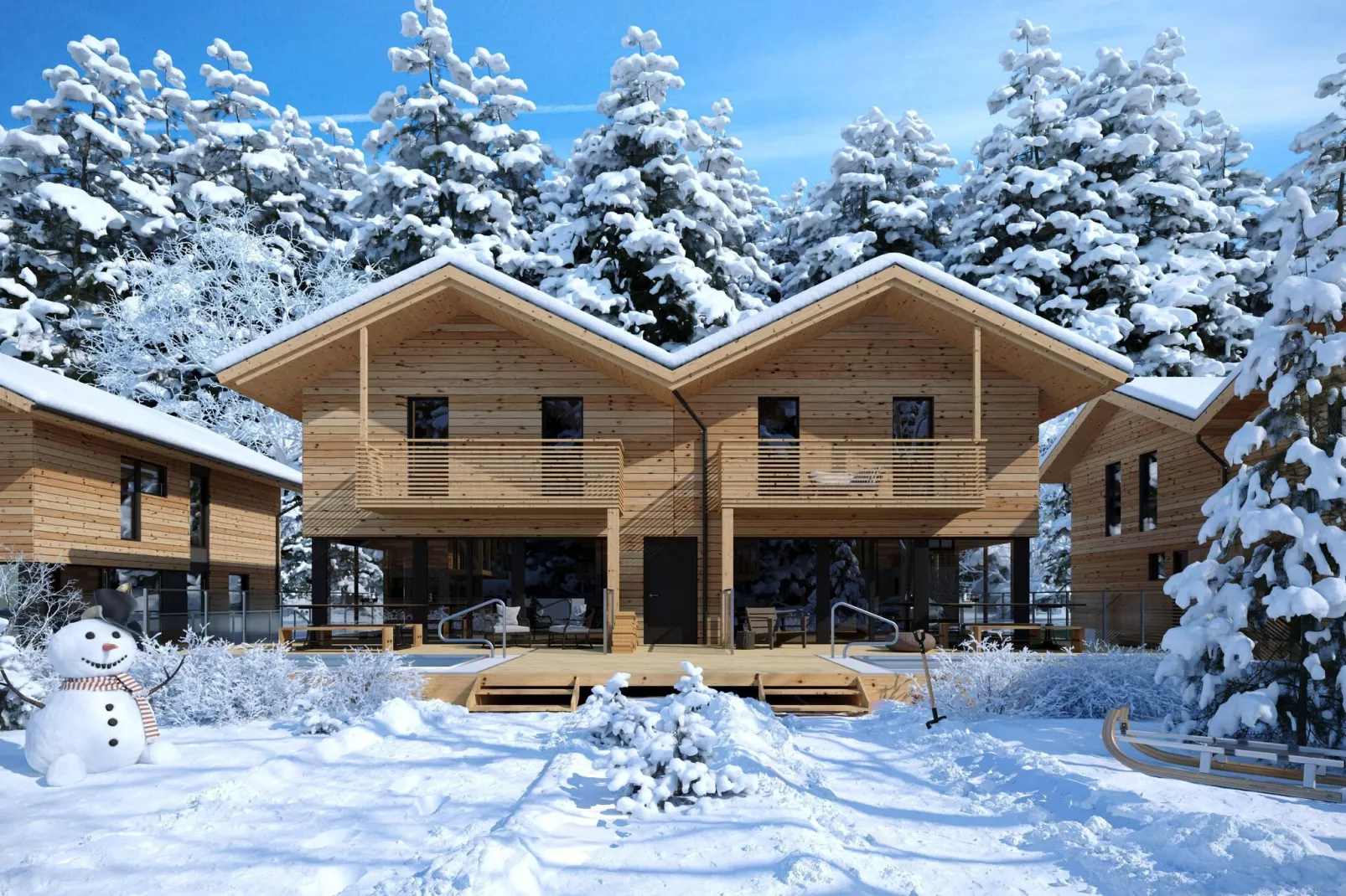 Kreischberg Pool Villas 5b-Exterieur winter