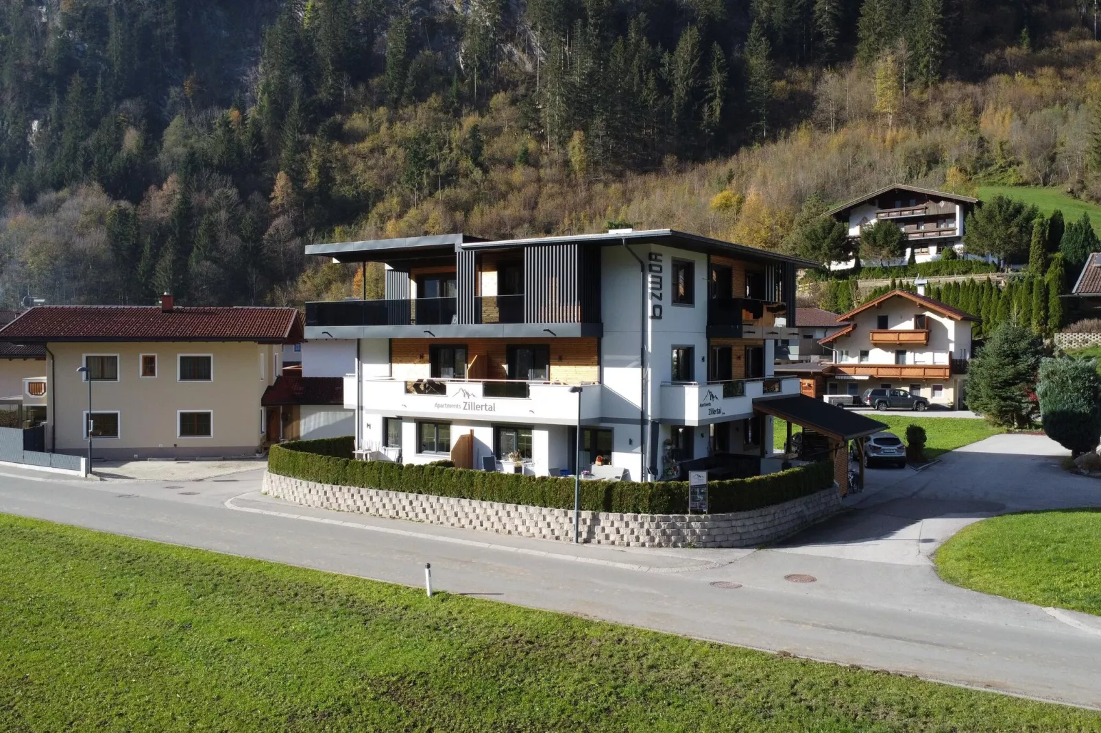 Apartments Zillertal-Buitenkant zomer