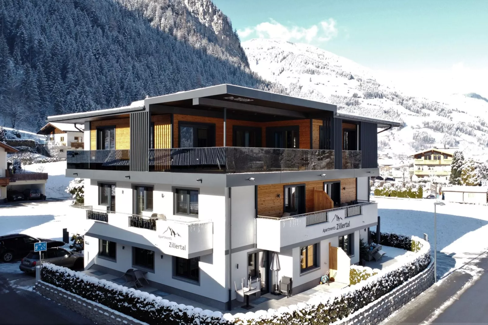 Apartments Zillertal 4P-Exterieur winter