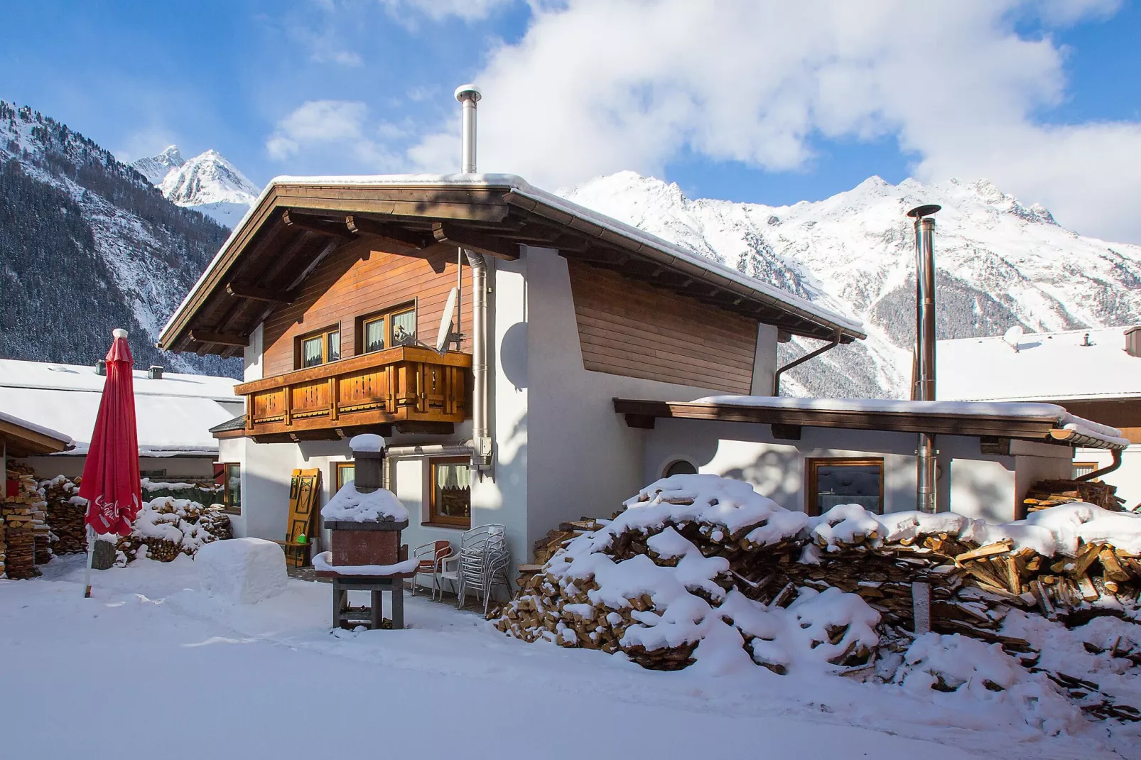 Ferienhaus Joachim - 20 Personen-Exterieur winter