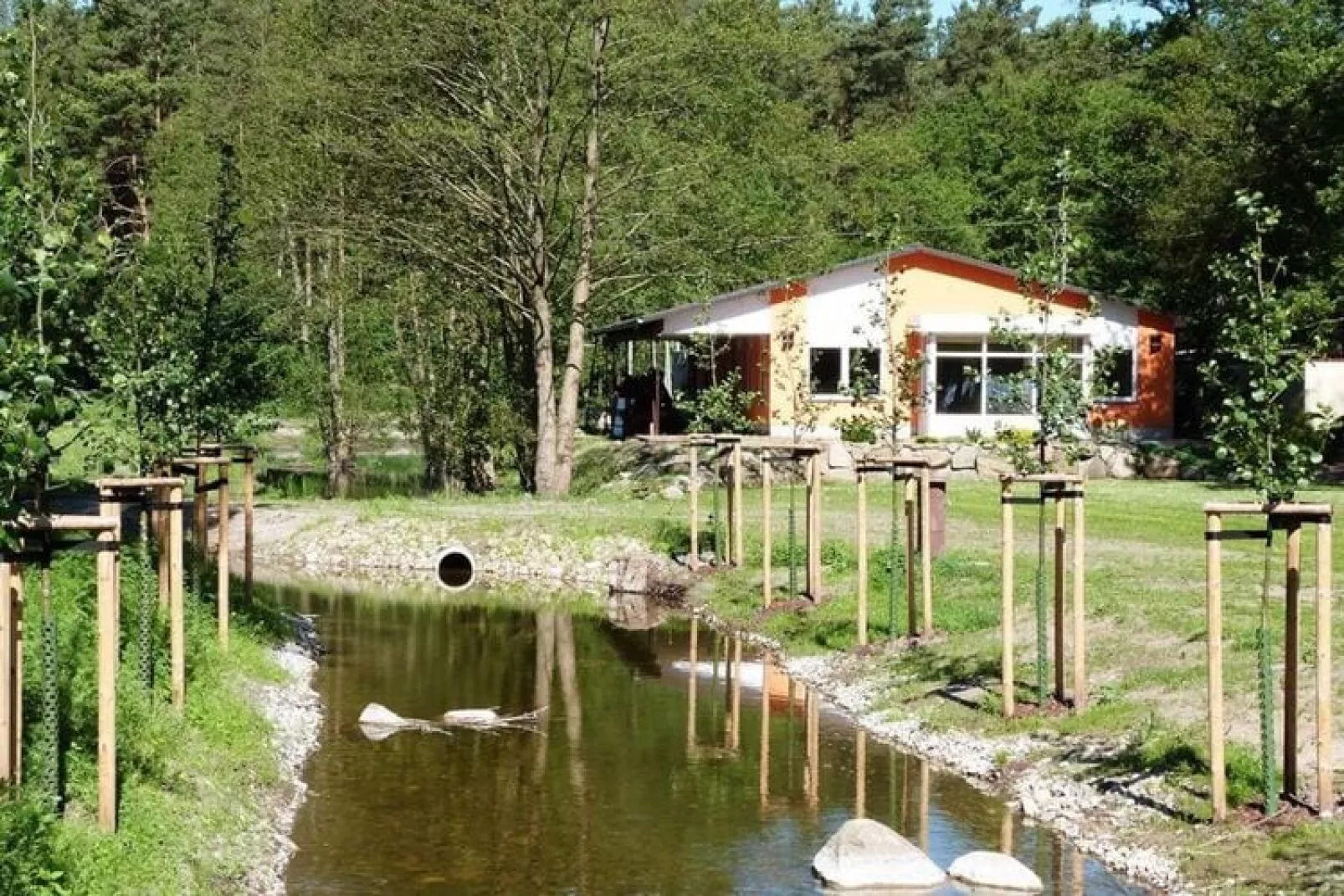 Reihenbungalow Nr 6 1-2 Personen-Gebieden zomer 1km