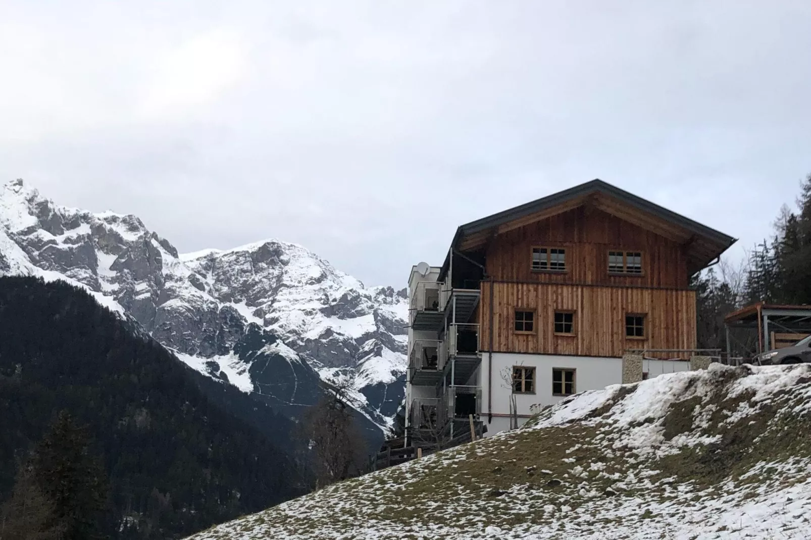 Bergappartement Schernthaner Tobadill-Exterieur winter