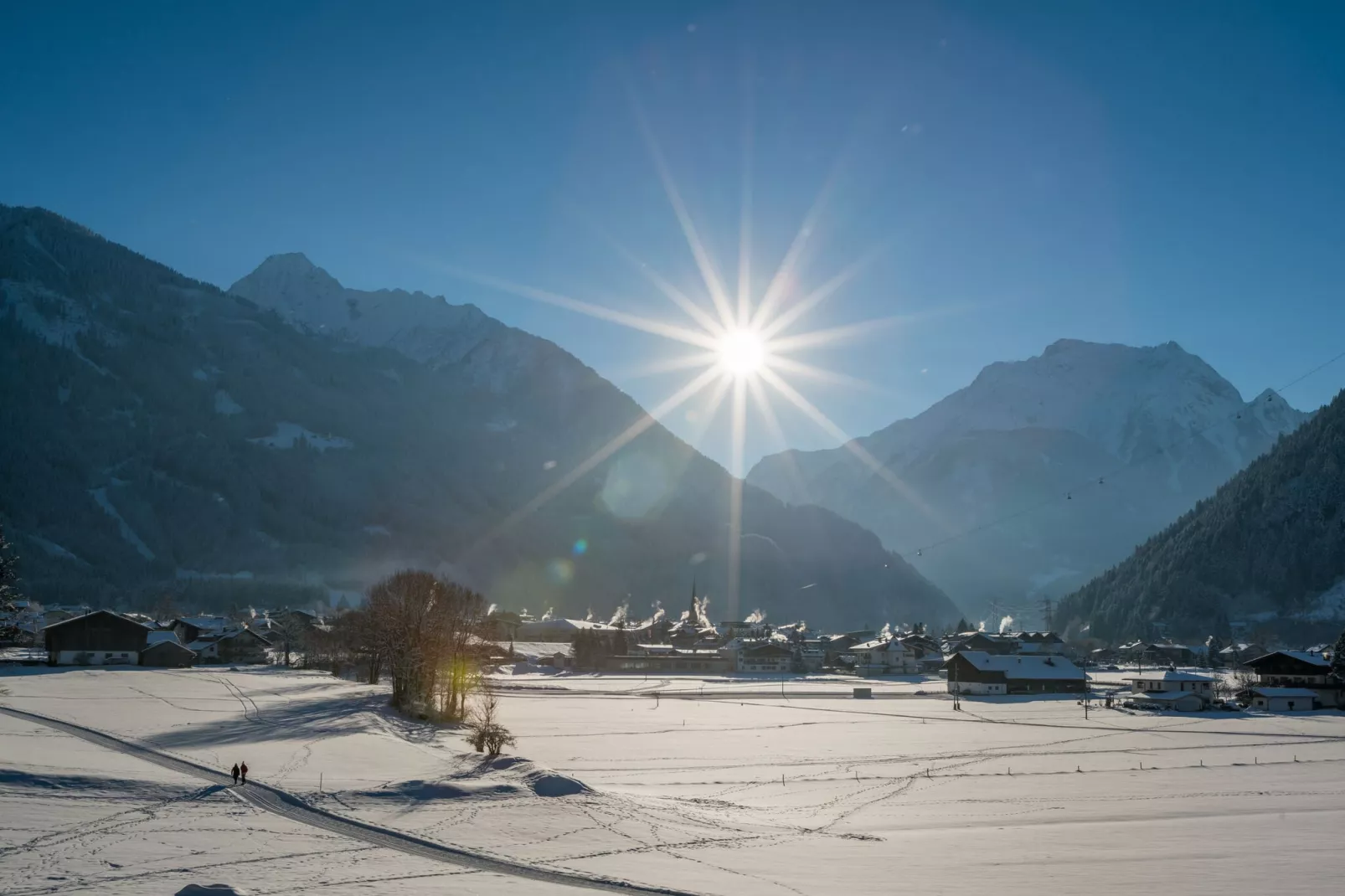 Haus Perler-Gebied winter 5km