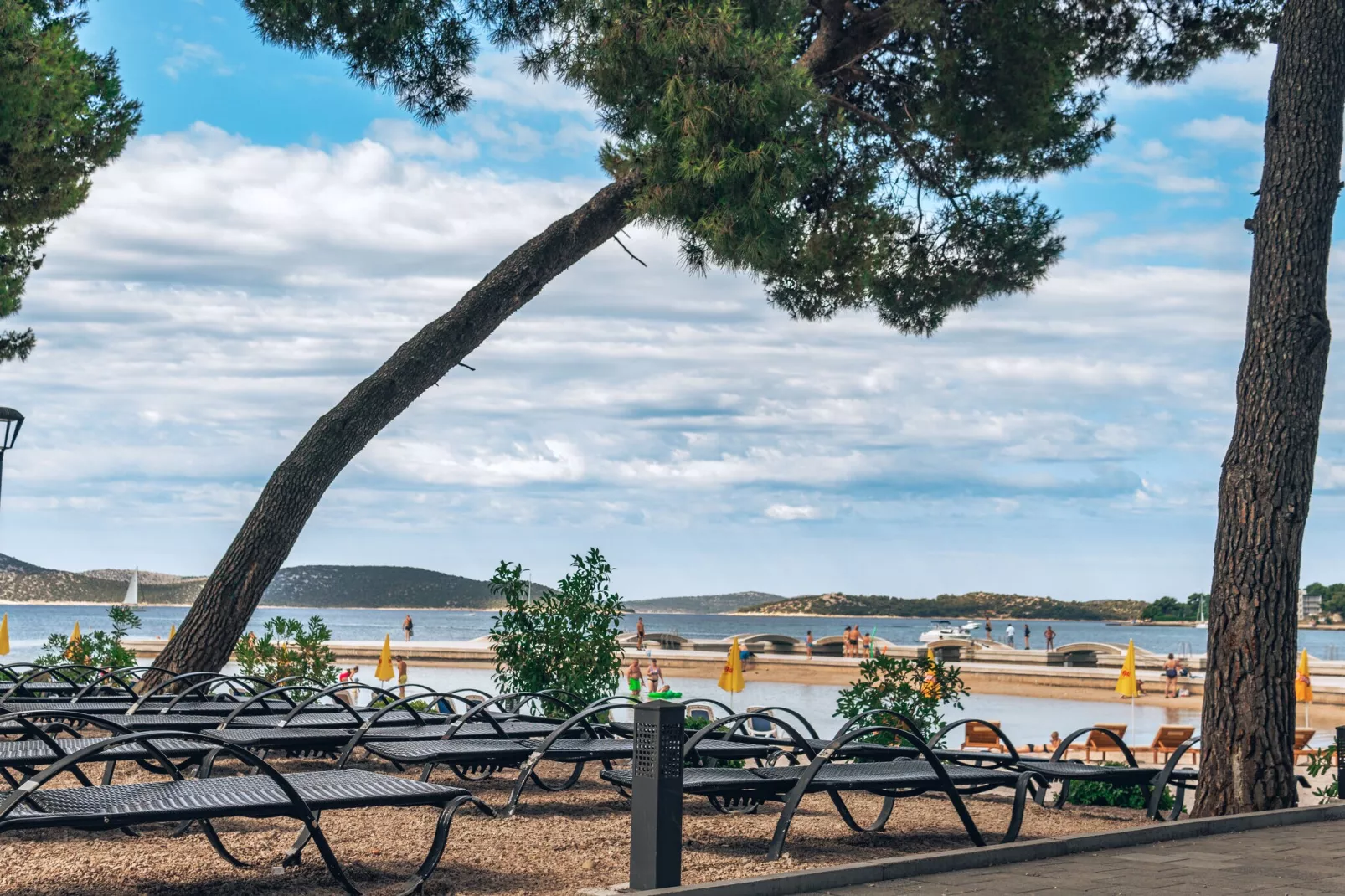 Matilde Beach Resort Vodice - Junior Apt A2plus2 Park View ca 36 qm für 4 Pers B&B-Parkfaciliteiten