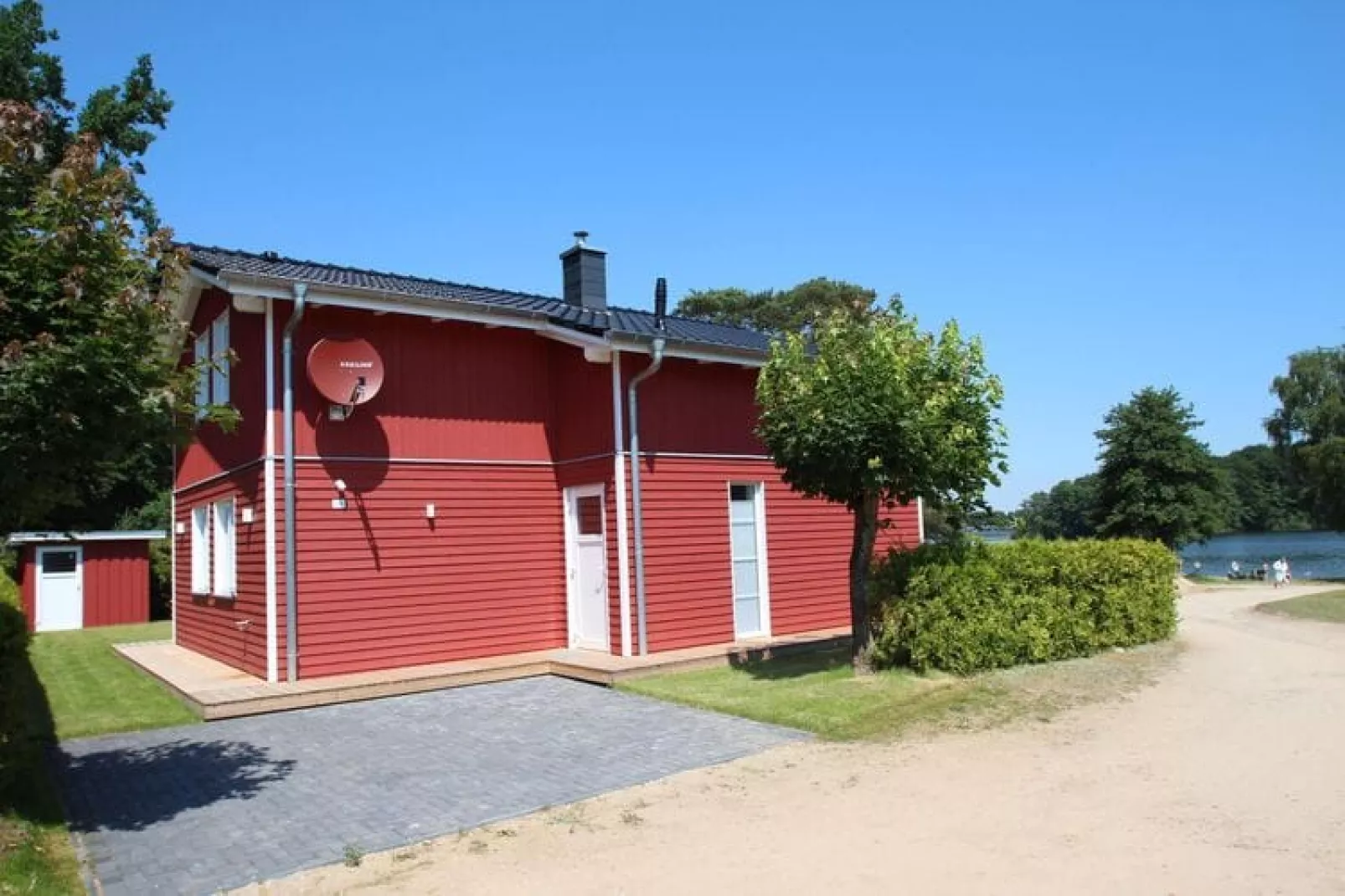 Ferienhaus Strandblick-Buitenkant zomer