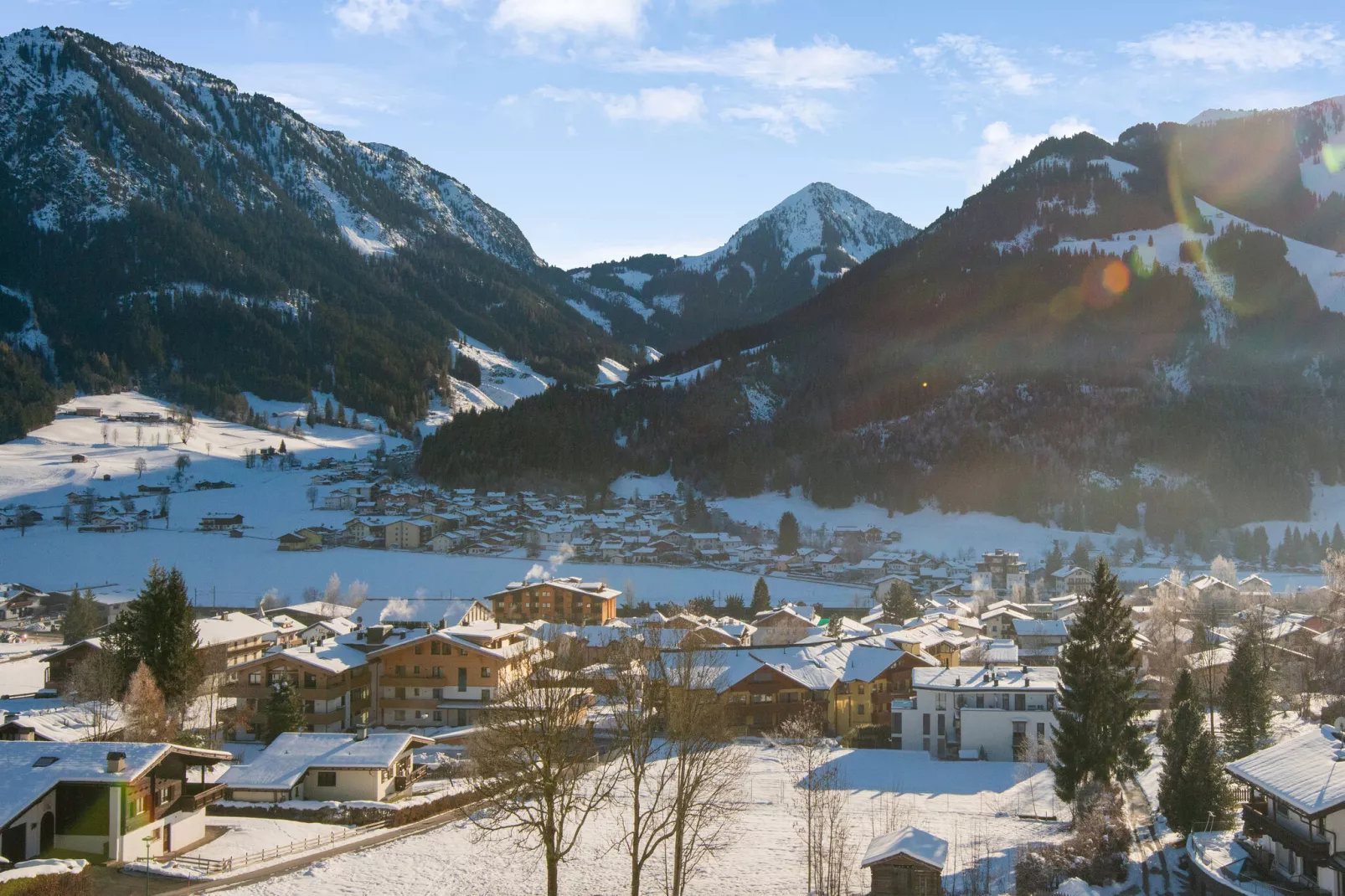 Residenz Edelalm Appartement 1-Uitzicht winter